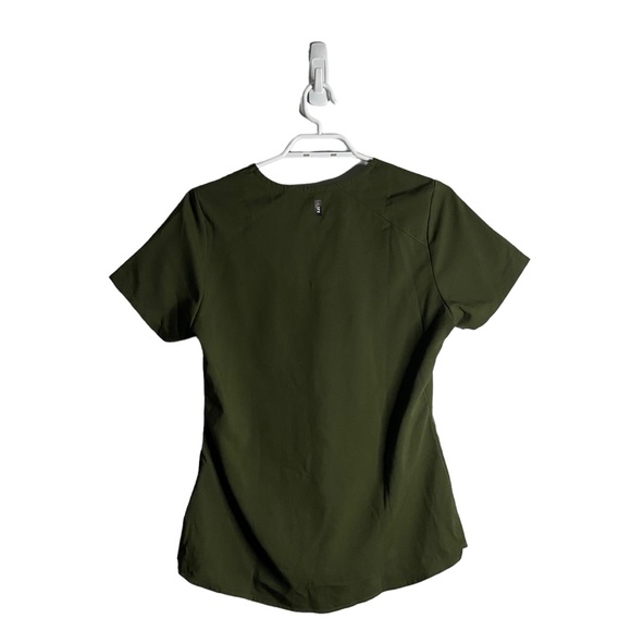 Grey's Anatomy Hunter Green Spandex Stretch Top - Picture 7 of 7